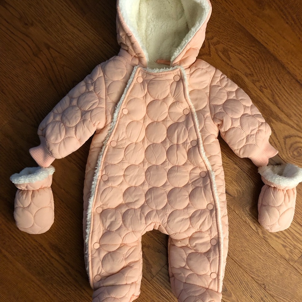 Urban Republic Pink Quilted Snowsuit